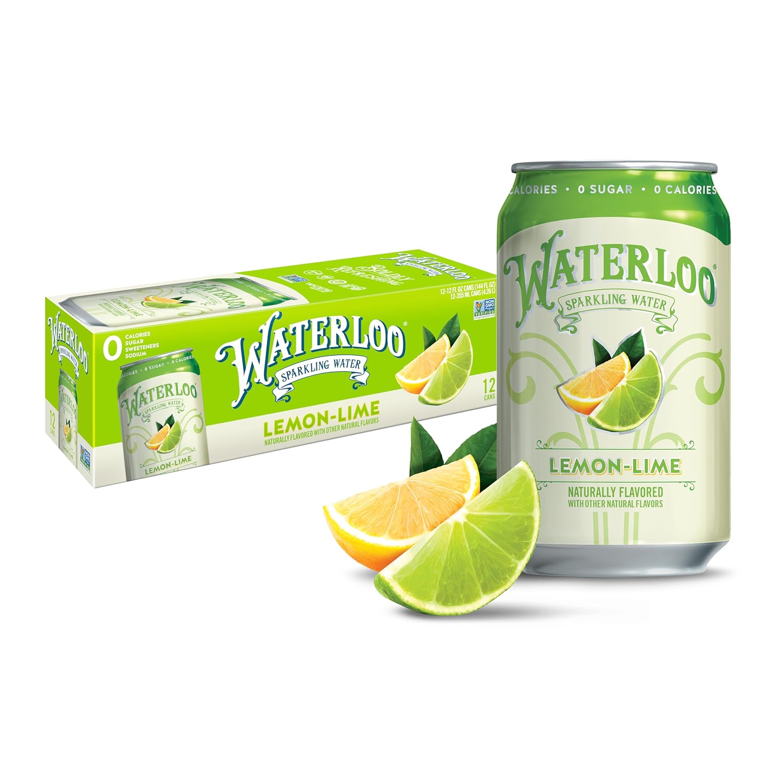 Waterloo Sparkling Water, Blackberry Lemonade Naturally Flavored, 12 Fl Oz Cans (Pack of 12) – Zero Calories and Zero Sugar or Sweeteners