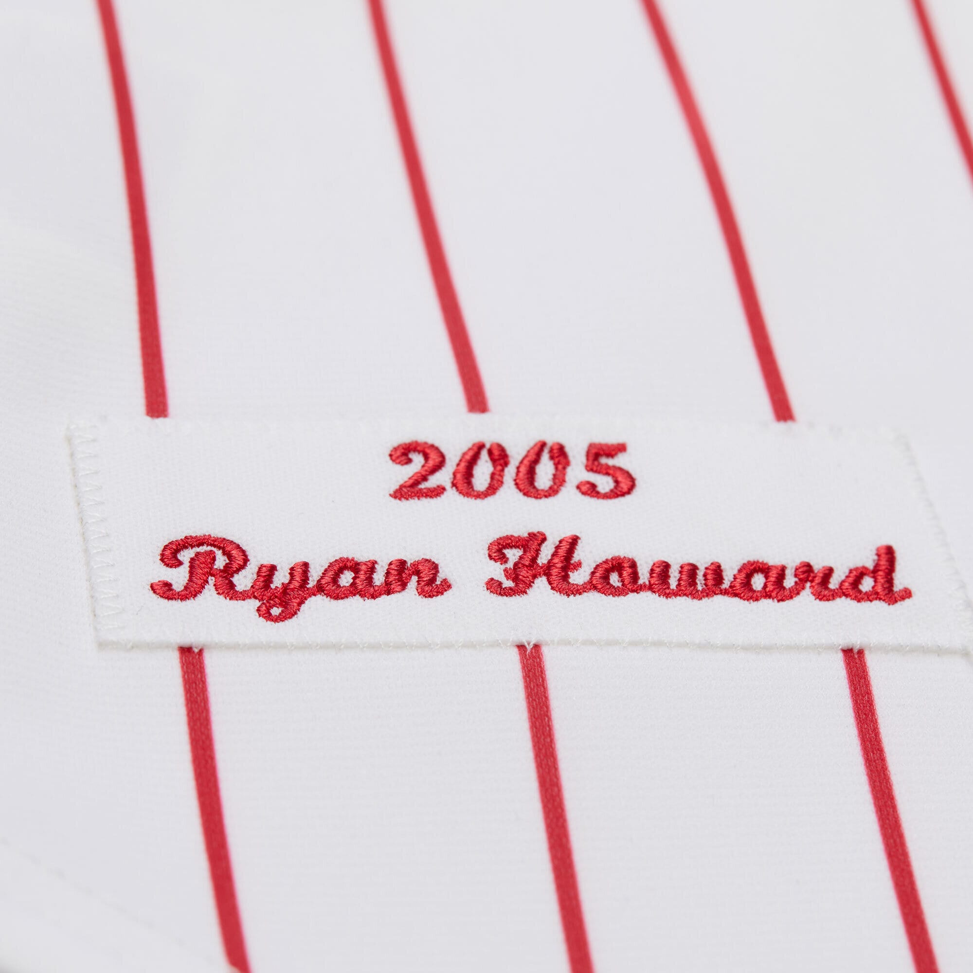 Men's Philadelphia Phillies Ryan Howard Mitchell & Ness White Cooperstown Collection Authentic Jersey