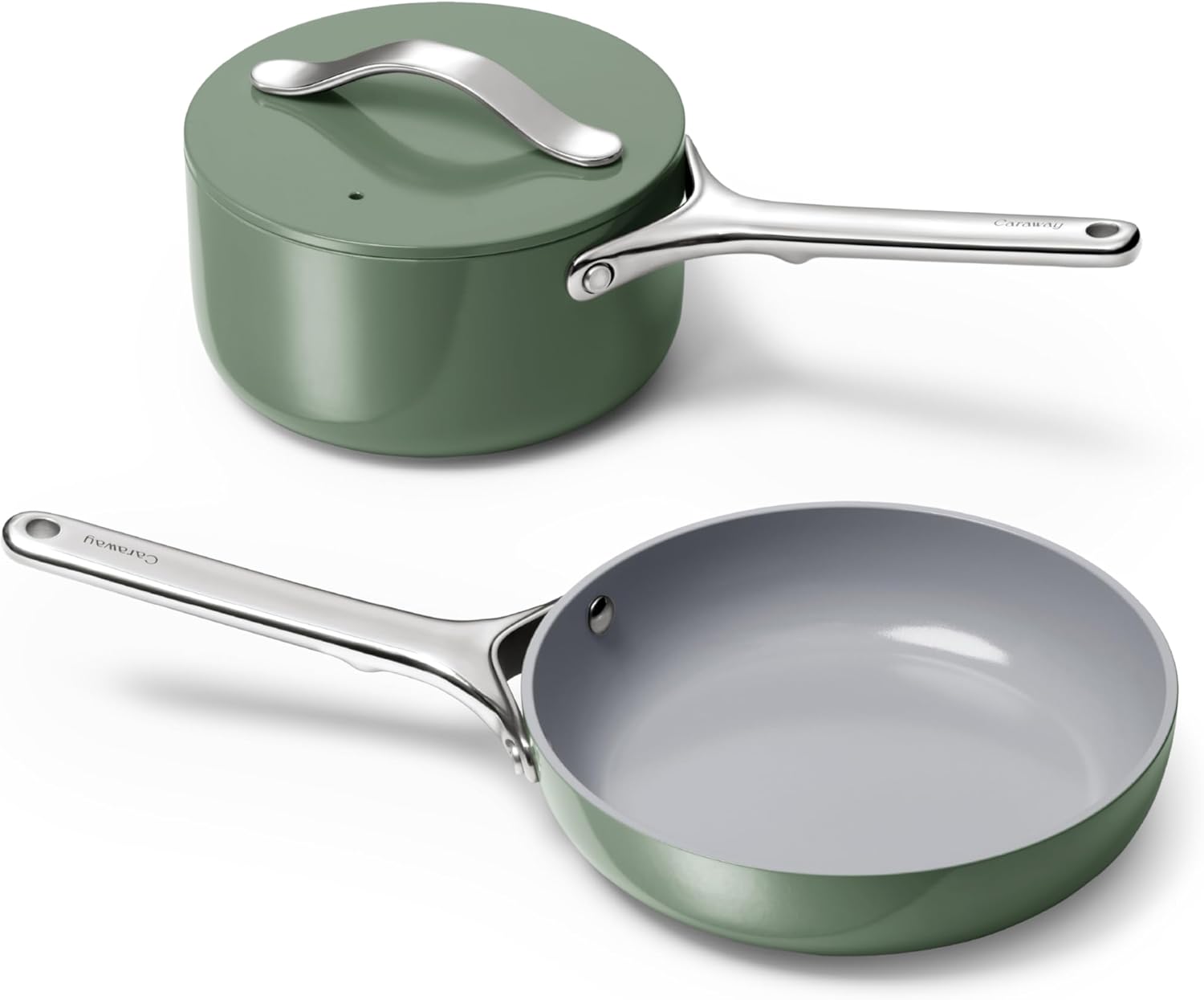 Caraway Mini Cookware Set - Non-Stick Ceramic Fry Pan (1.05 qt, 8