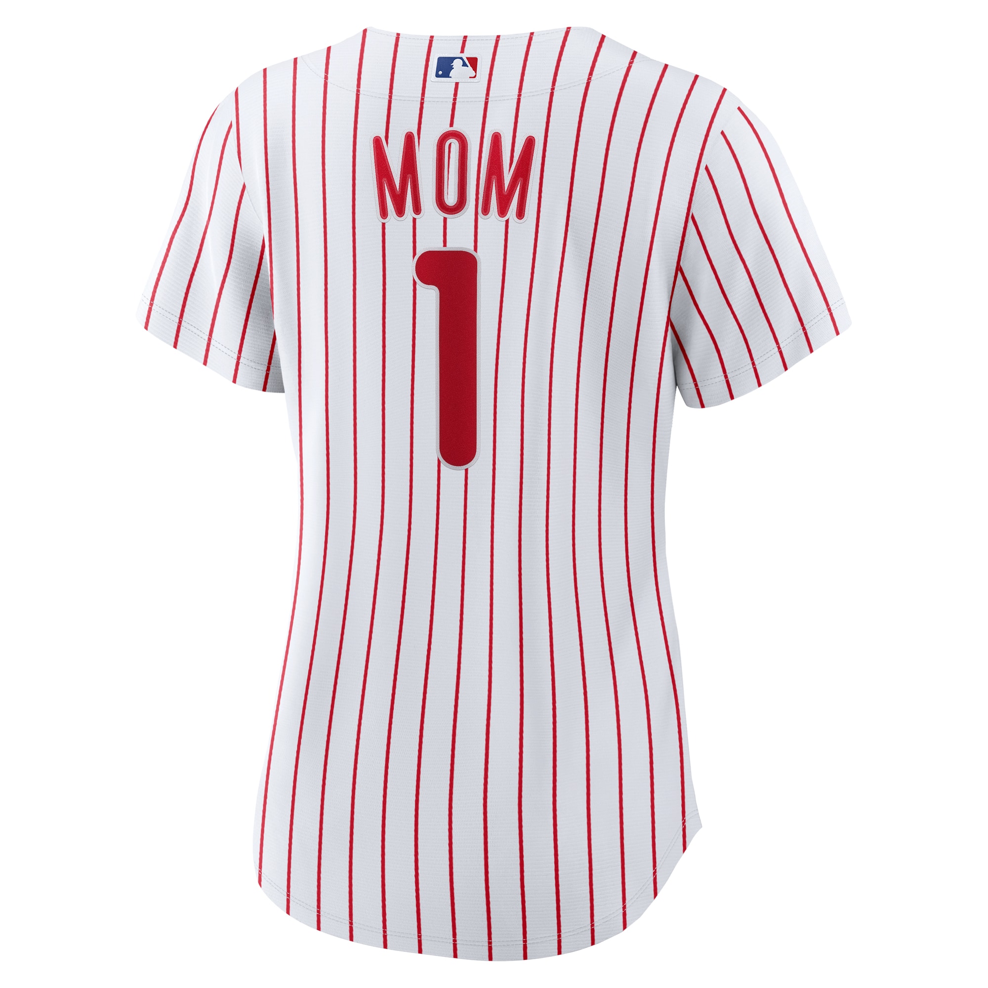 Women's Philadelphia Phillies  Nike White #1 Mom Home Replica Jersey