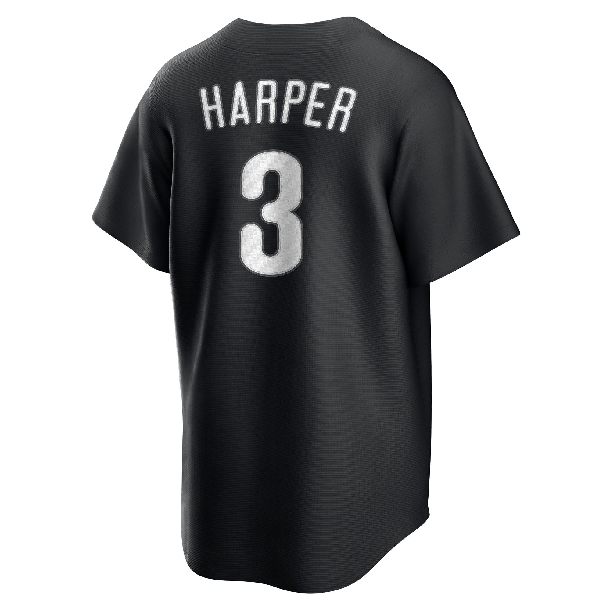 Men's Philadelphia Phillies Bryce Harper Nike Black Replica Player Jersey