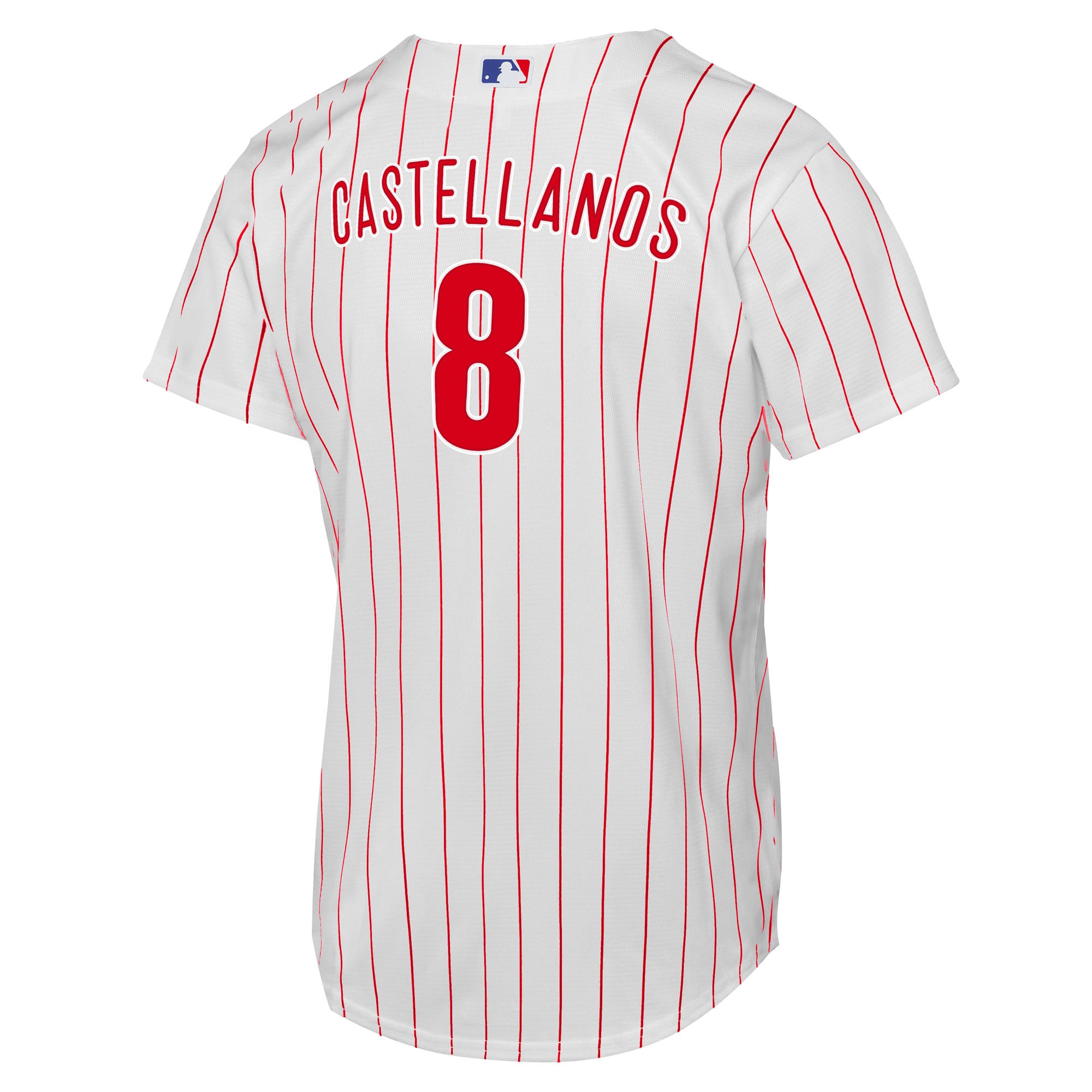 Youth Philadelphia Phillies Nick Castellanos Nike White Home Replica Player Jersey