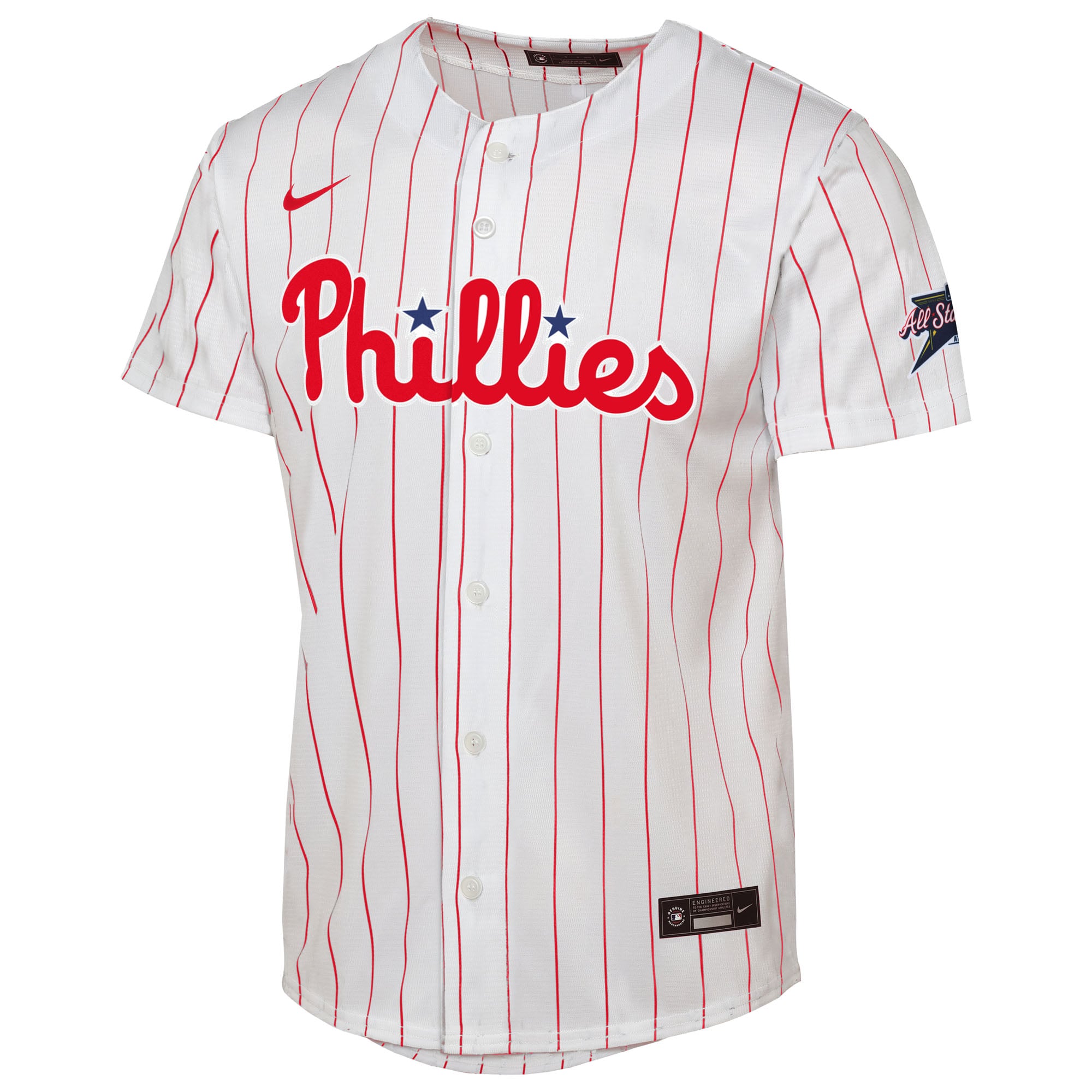 Youth Philadelphia Phillies  Nike White 2025 MLB All-Star Game Home Replica Jersey