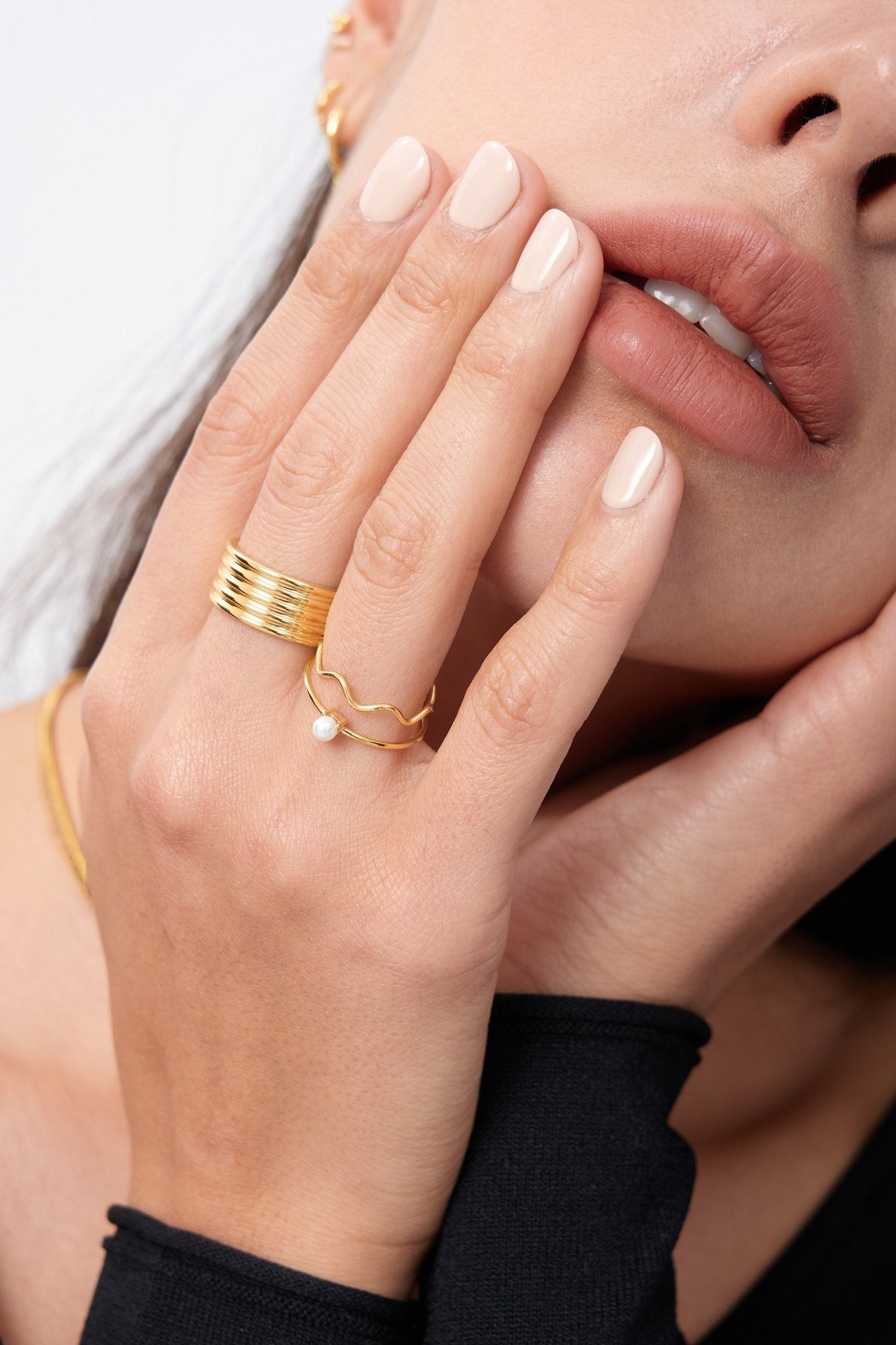 The Maeve Ribbed Ring
