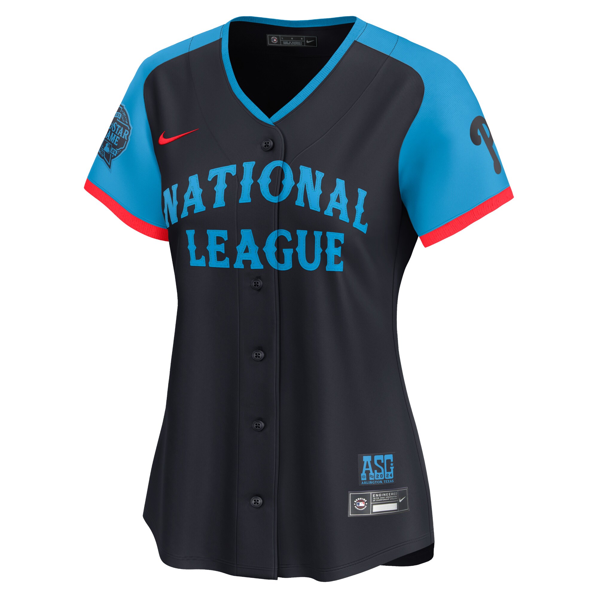 Women's National League Bryce Harper Nike Navy 2024 MLB All-Star Game Limited Player Jersey