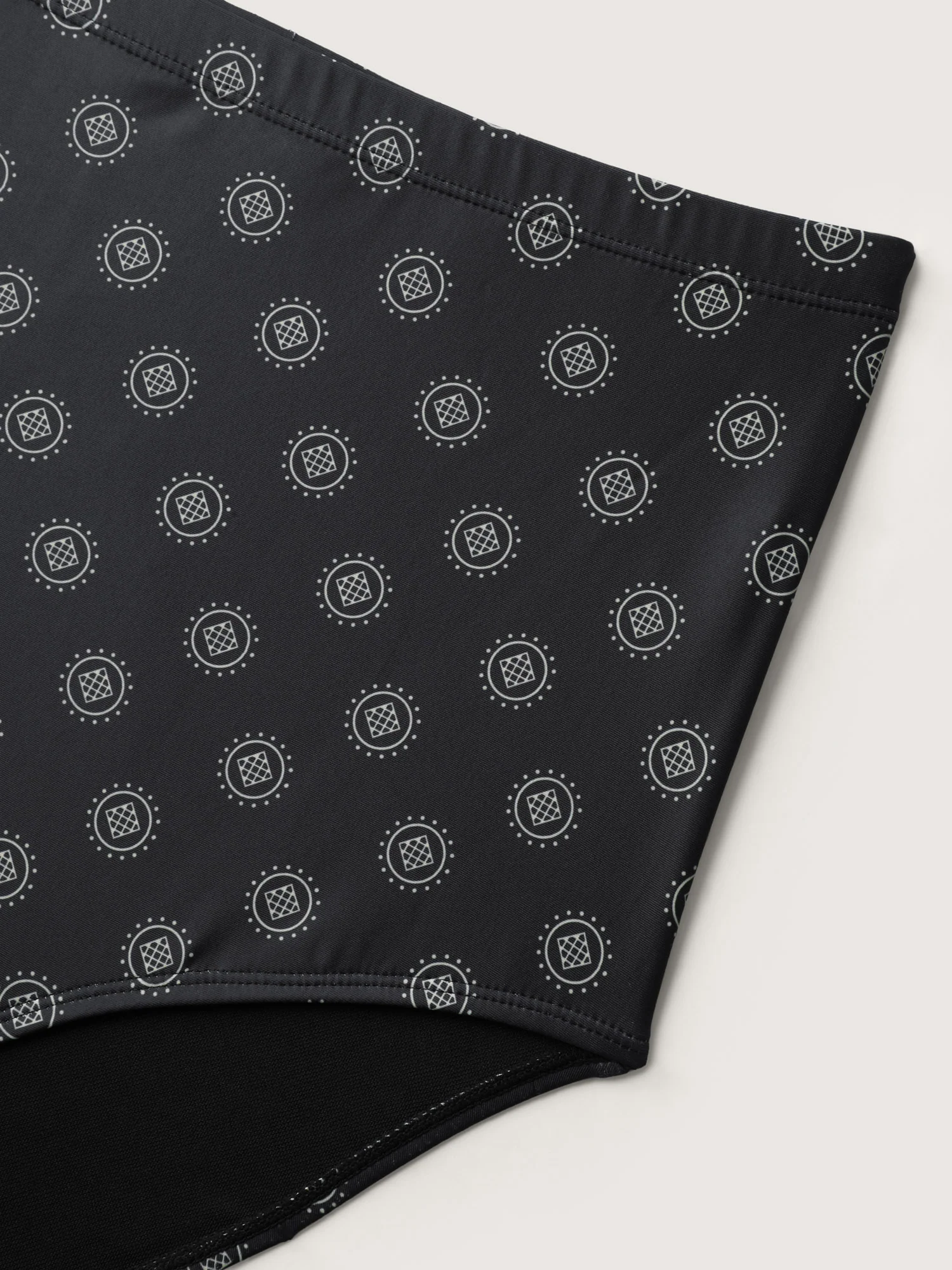 Boho Print Twist Front Swim Dress