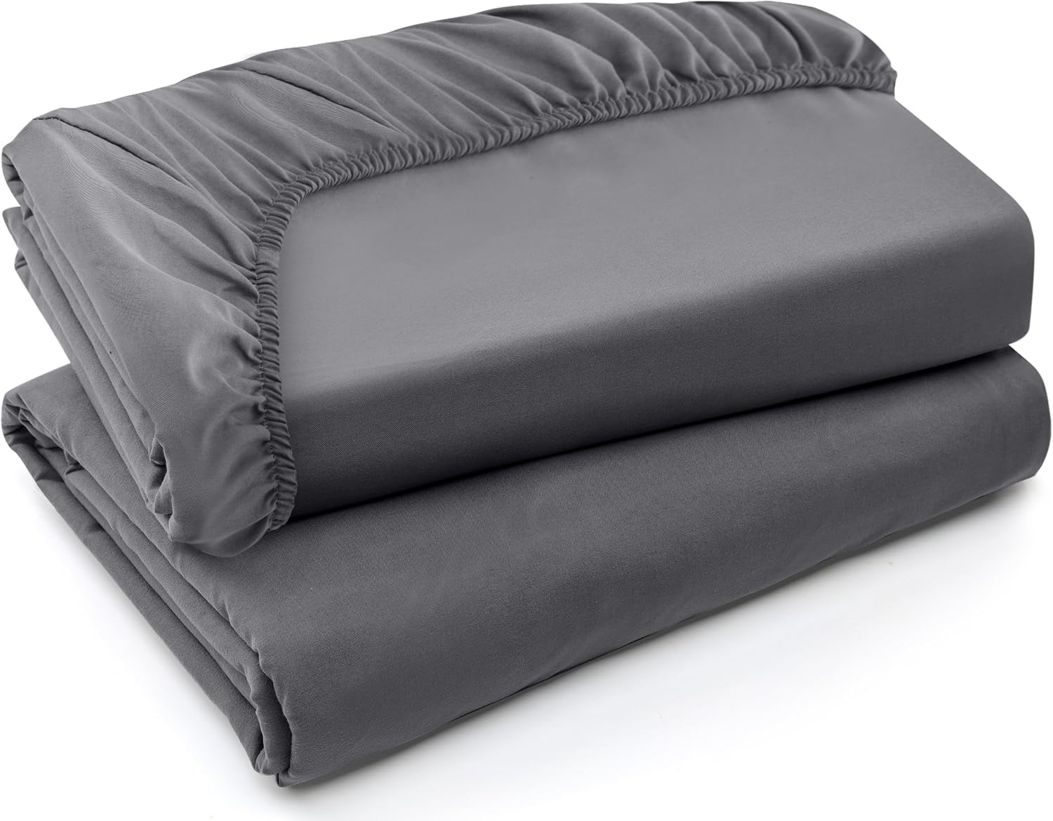 Utopia Bedding Queen Fitted Sheet - Bottom Sheet - Deep Pocket - Soft Microfiber - Shrinkage and Fade Resistant - Easy Care -1 Fitted Sheet Only (Grey)