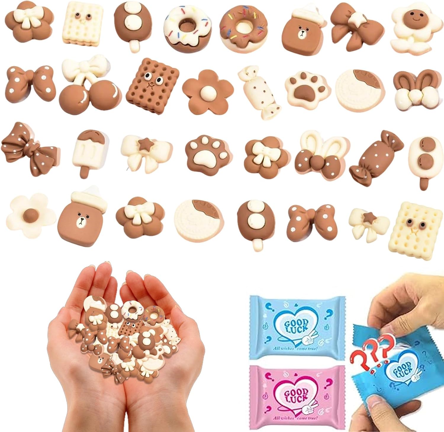 24-Pack Mini Stuffed Animals Blind Bags: Bulk Small Stuffed Animals for Kids, Cute Plush Keychains, Party Favors for Kids, Classroom Prizes, Claw Machine Toys, Birthday Gifts