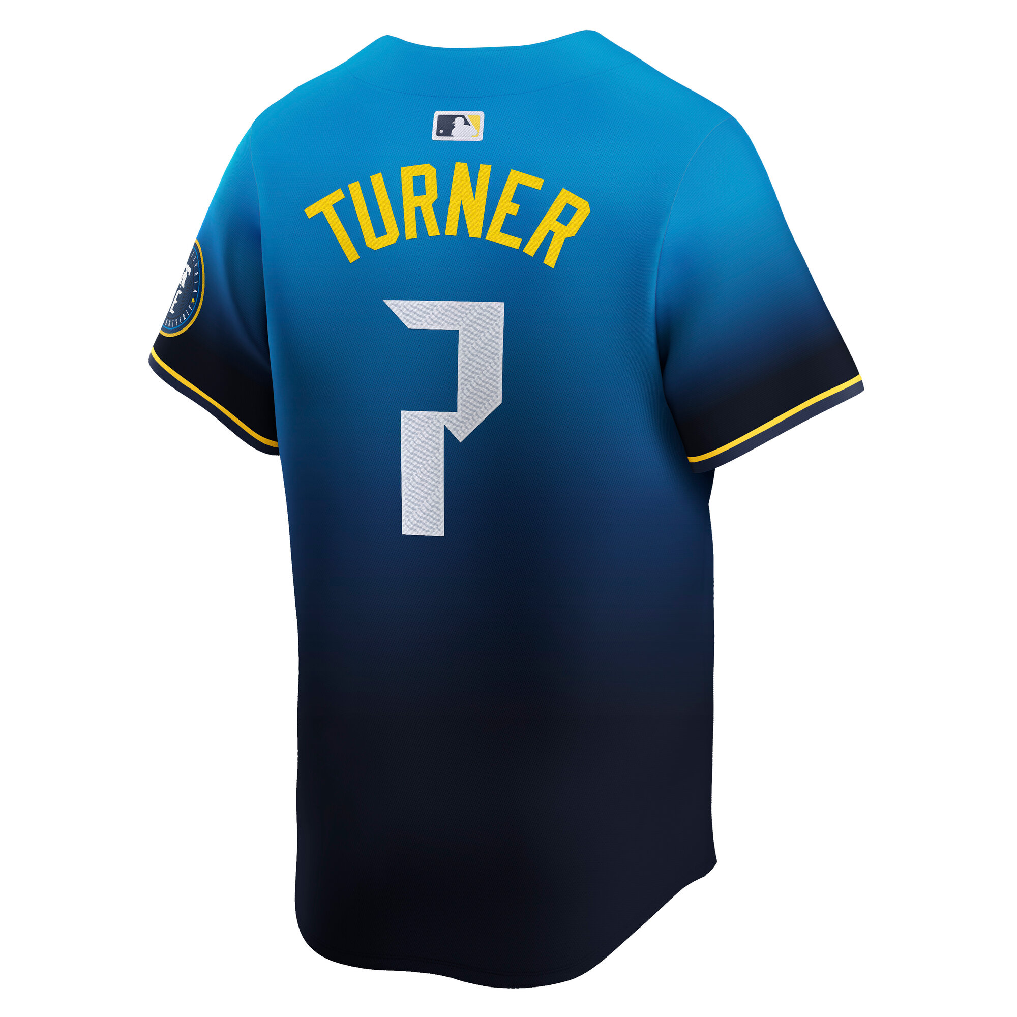 Men's Philadelphia Phillies Trea Turner Nike Blue City Connect Limited Player Jersey