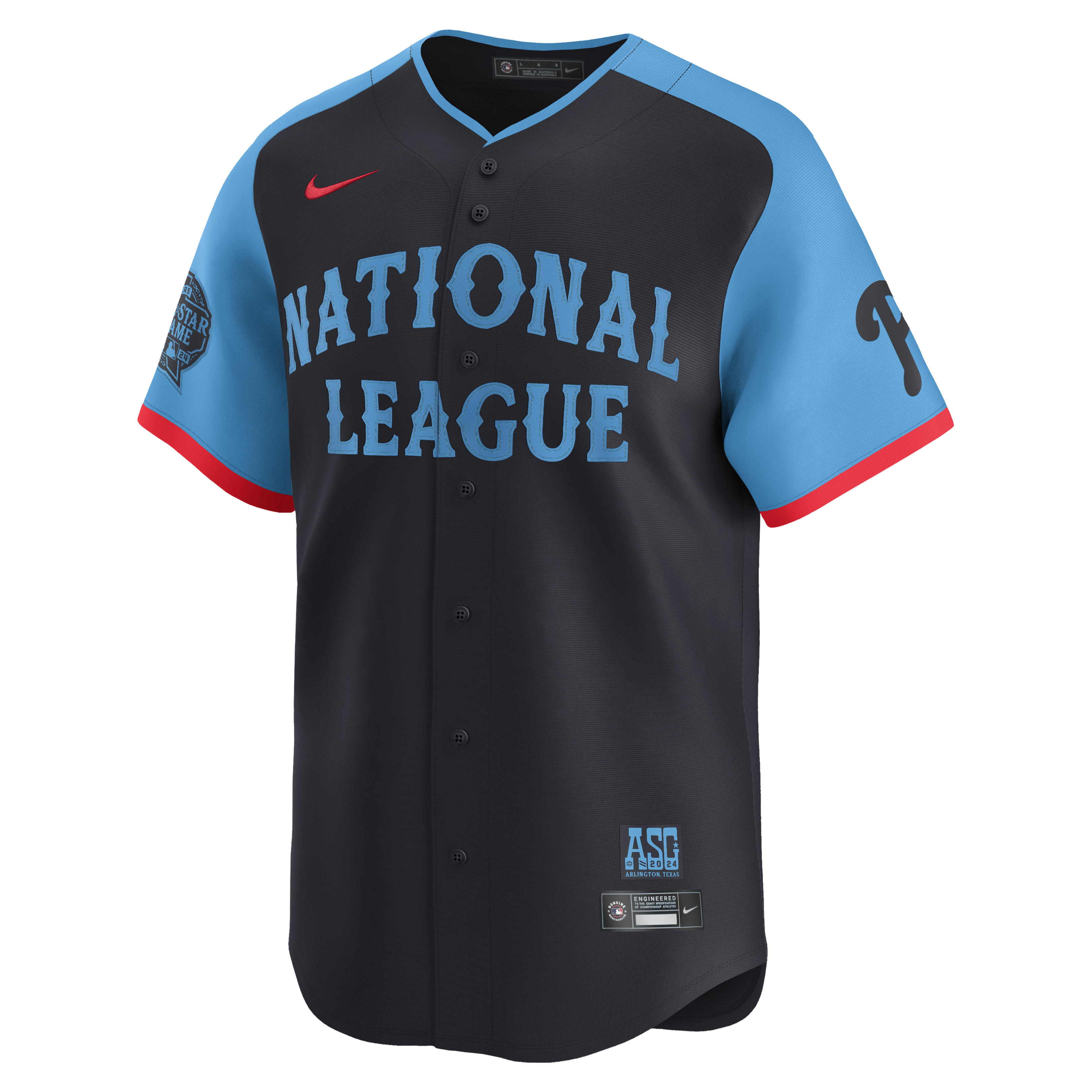 Men's National League Trea Turner Nike Navy 2024 MLB All-Star Game Limited Player Jersey