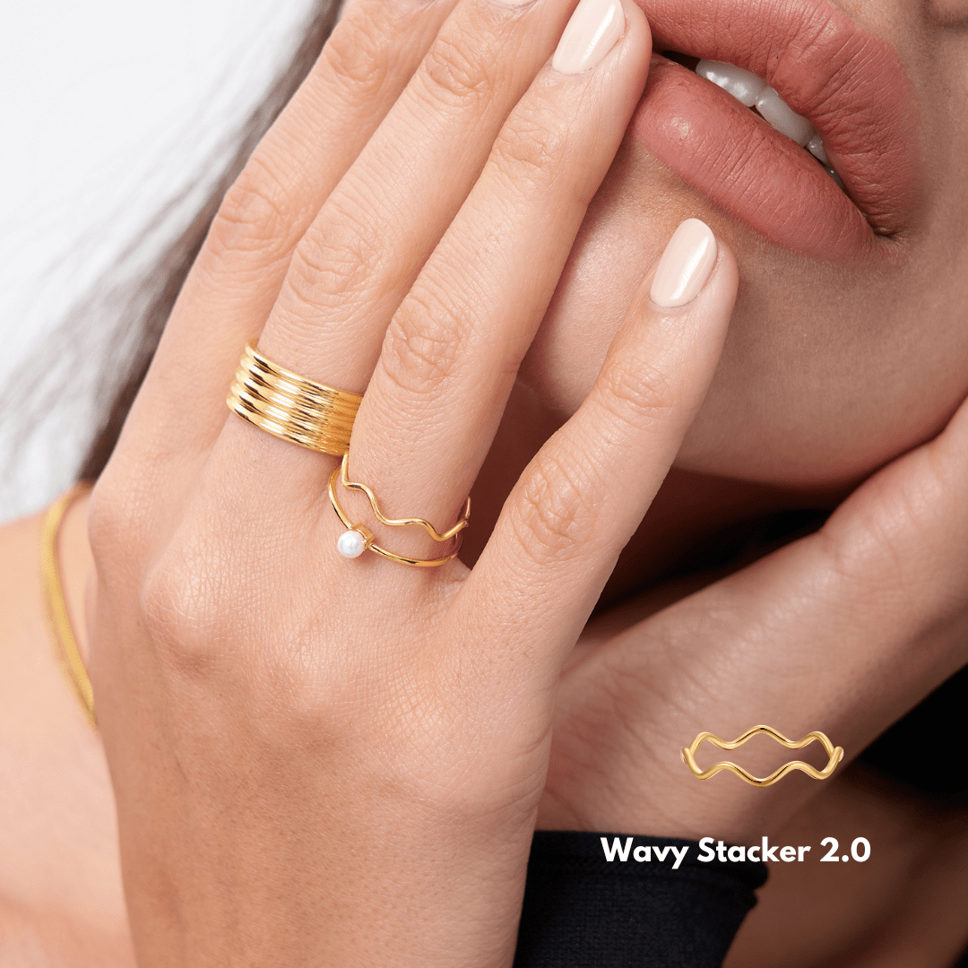 Wavy Stacker 2.0 Ring