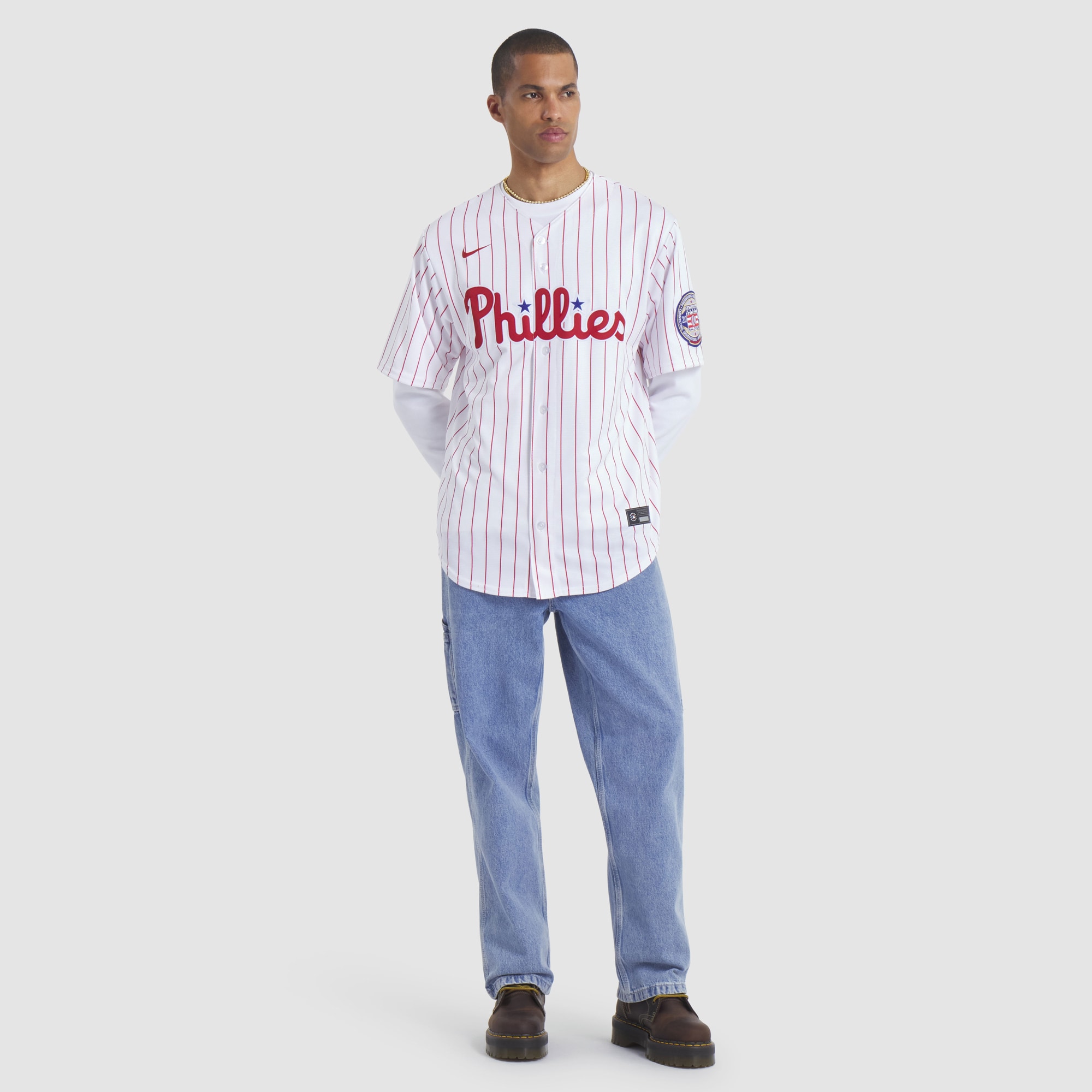 Men's Philadelphia Phillies Dick Allen Nike White 2025 Baseball Hall of Fame Name & Number Retired Replica Jersey