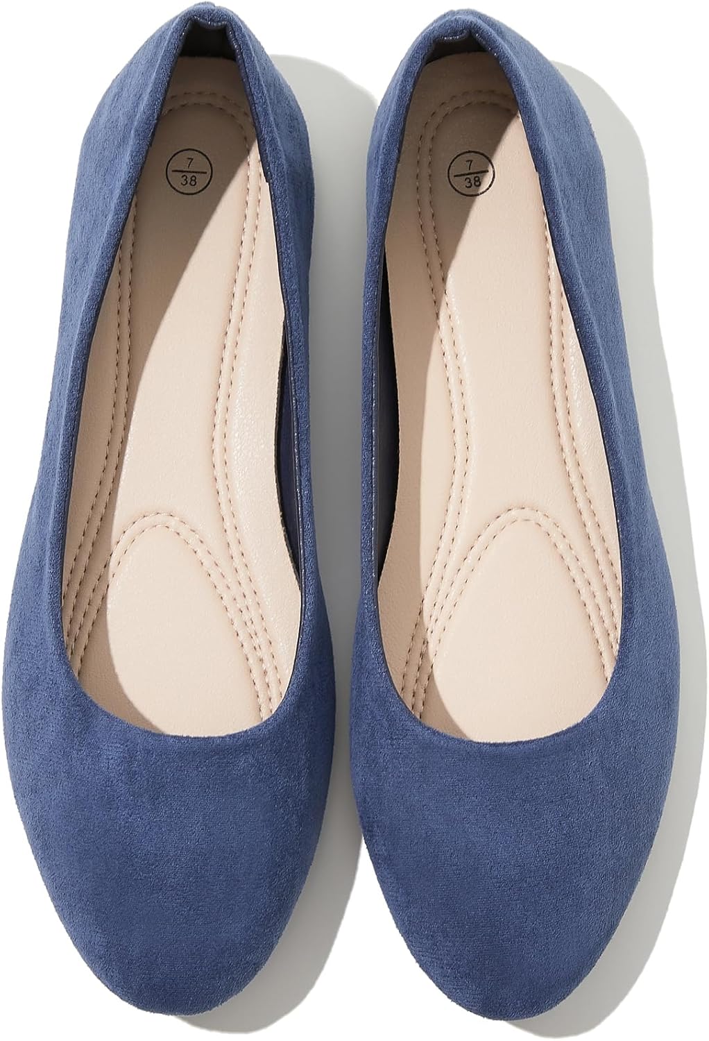 Shupua Flats for Women Round Toe Flat Shoes Dressy Black Ballet Flats Comfortable Womens Dress Shoes Ballerina Flats for Work