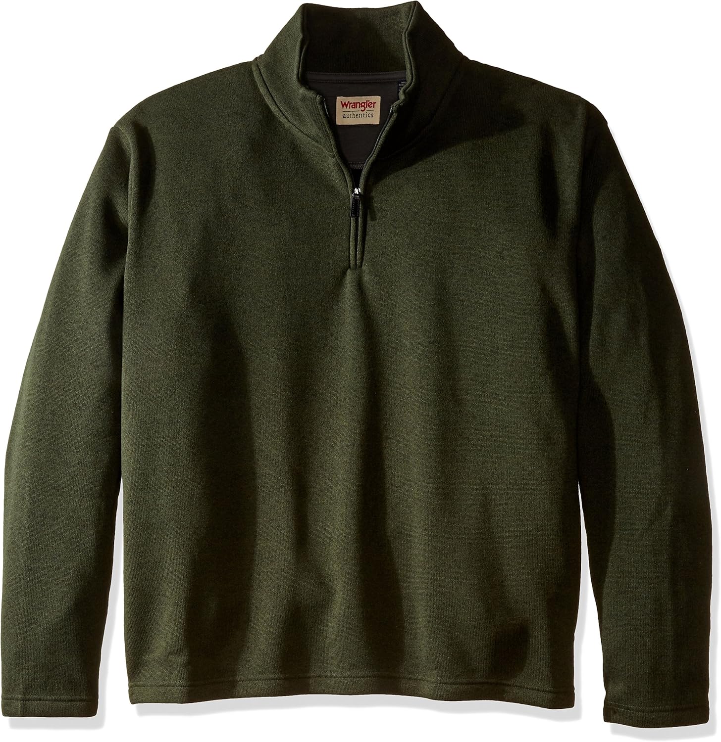 Wrangler Authentics mens Long Sleeve Fleece Quarter-zip