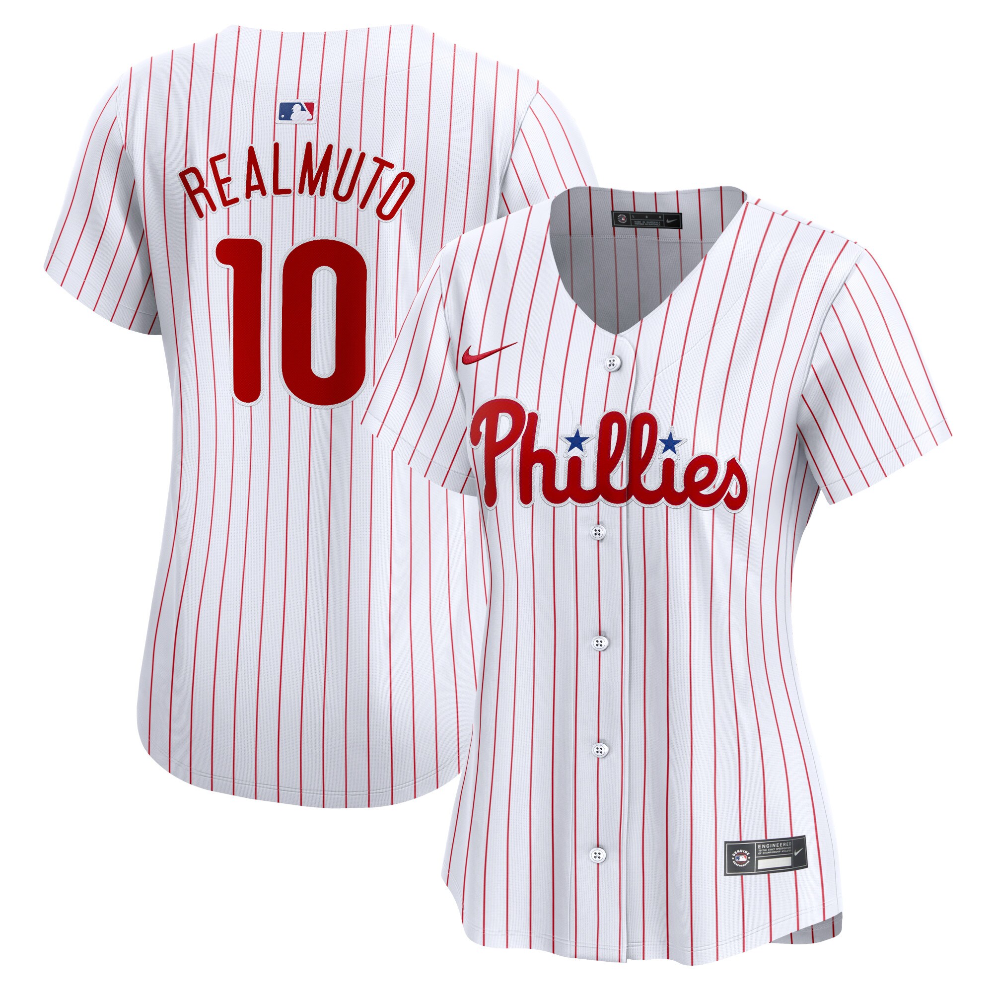 Women's Philadelphia Phillies J.T. Realmuto Nike White Home Limited Player Jersey