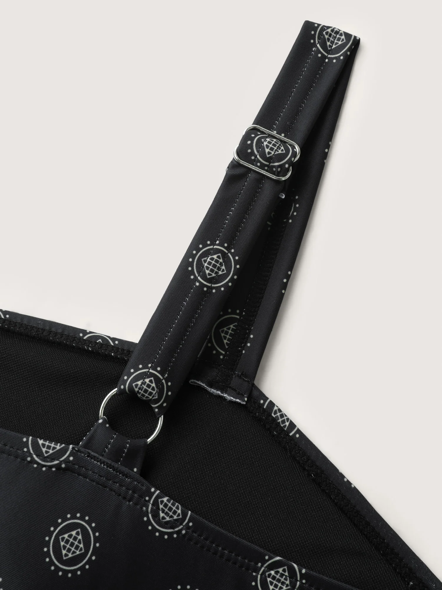 Boho Print Twist Front Swim Dress