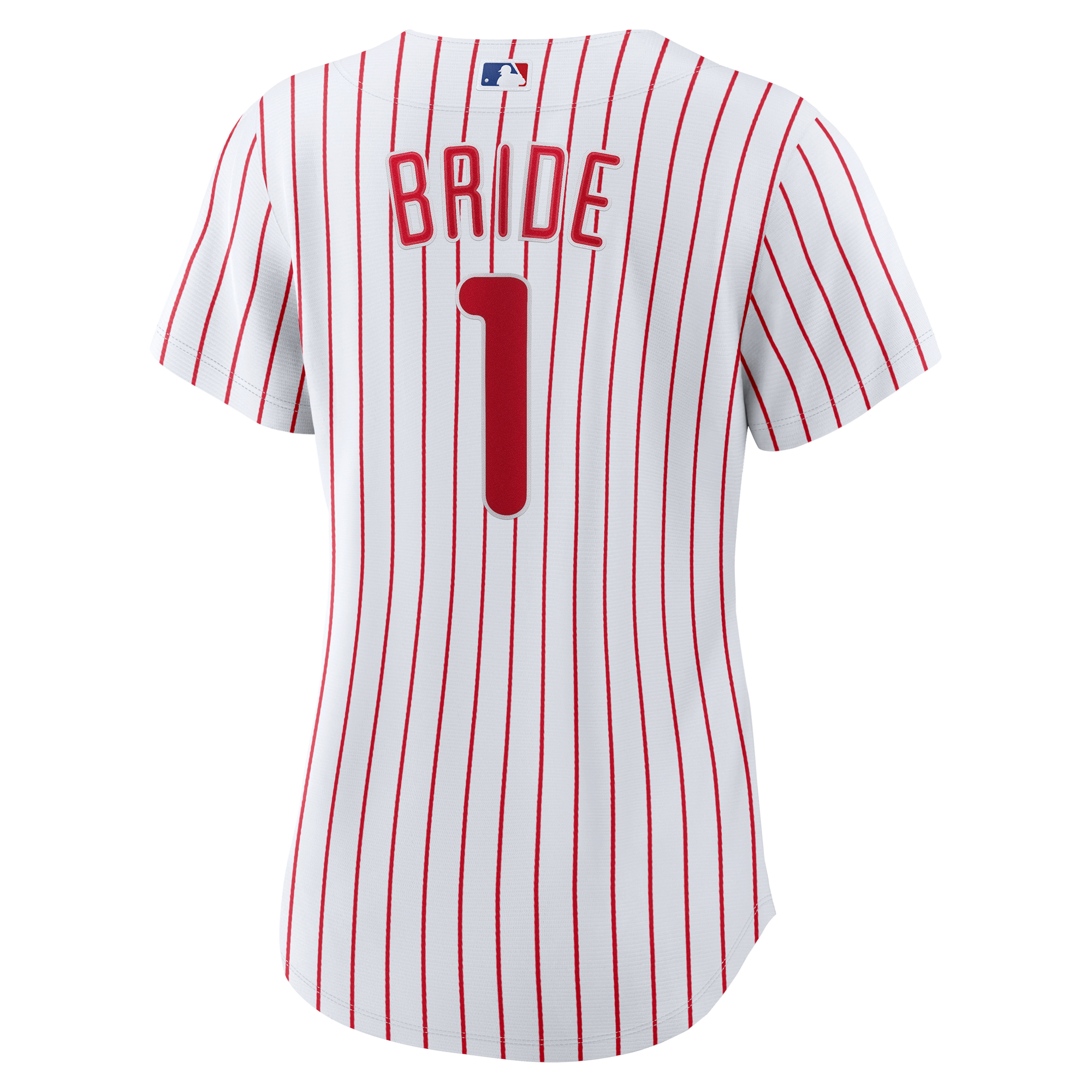 Women's Philadelphia Phillies  Nike White #1 Bride Home Replica Jersey