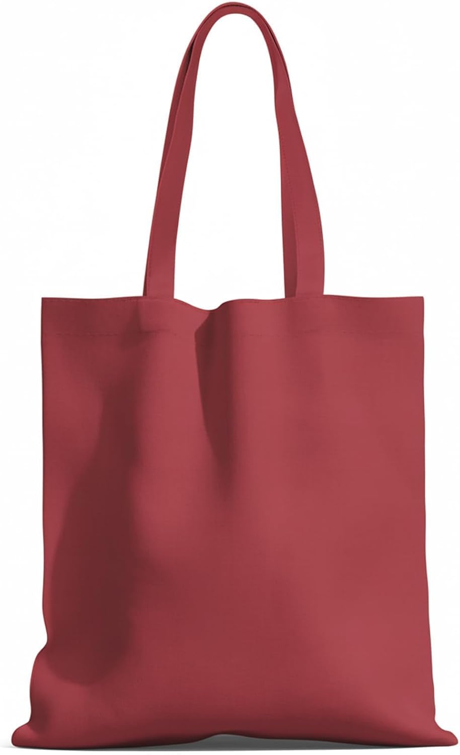 MOLOVA 1-200 Pack Available Premium Canvas Reusable Tote Gift Bags, Made of Natural Canvas with Handle, Work, DIY, Shopping