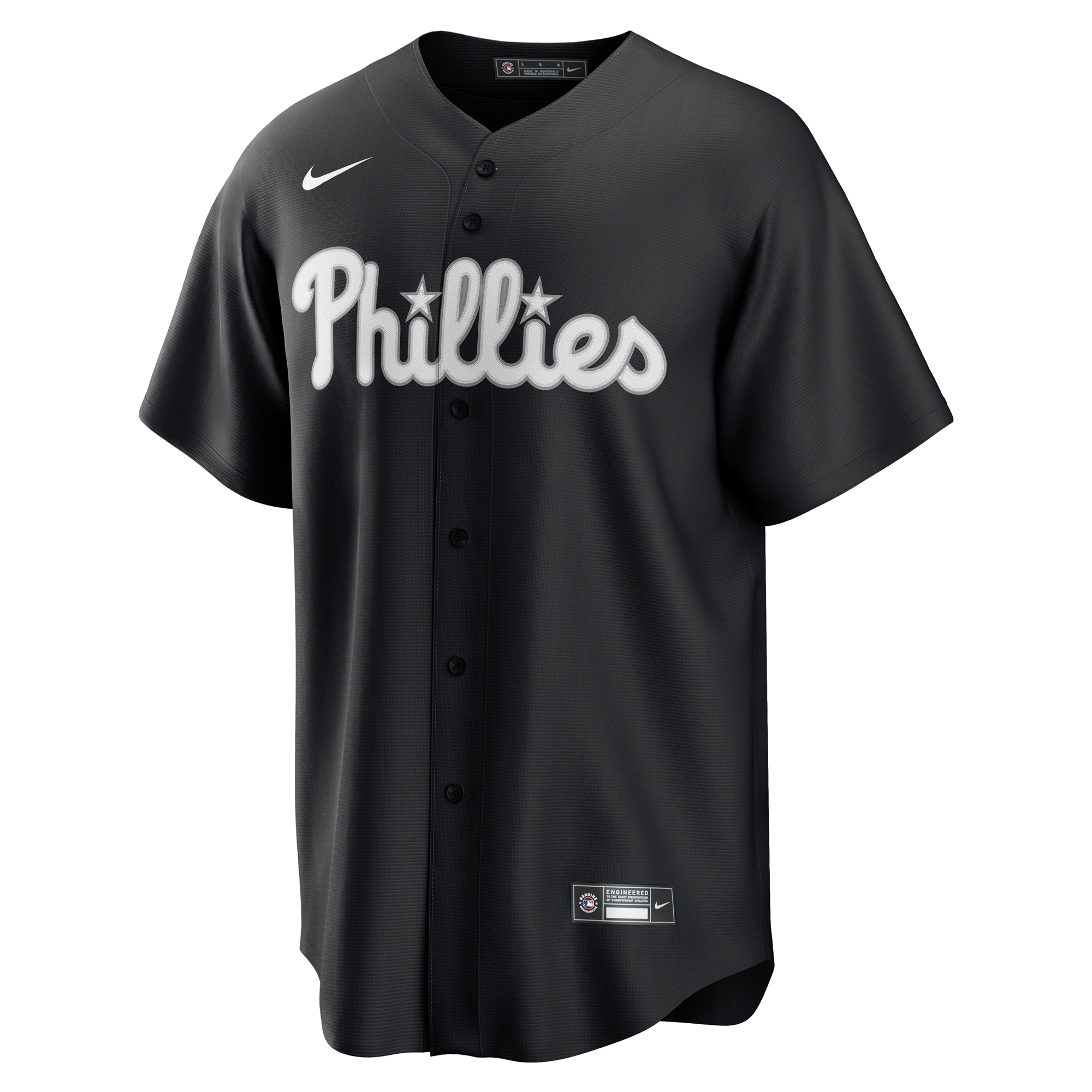 Men's Philadelphia Phillies Bryce Harper Nike Black Replica Player Jersey