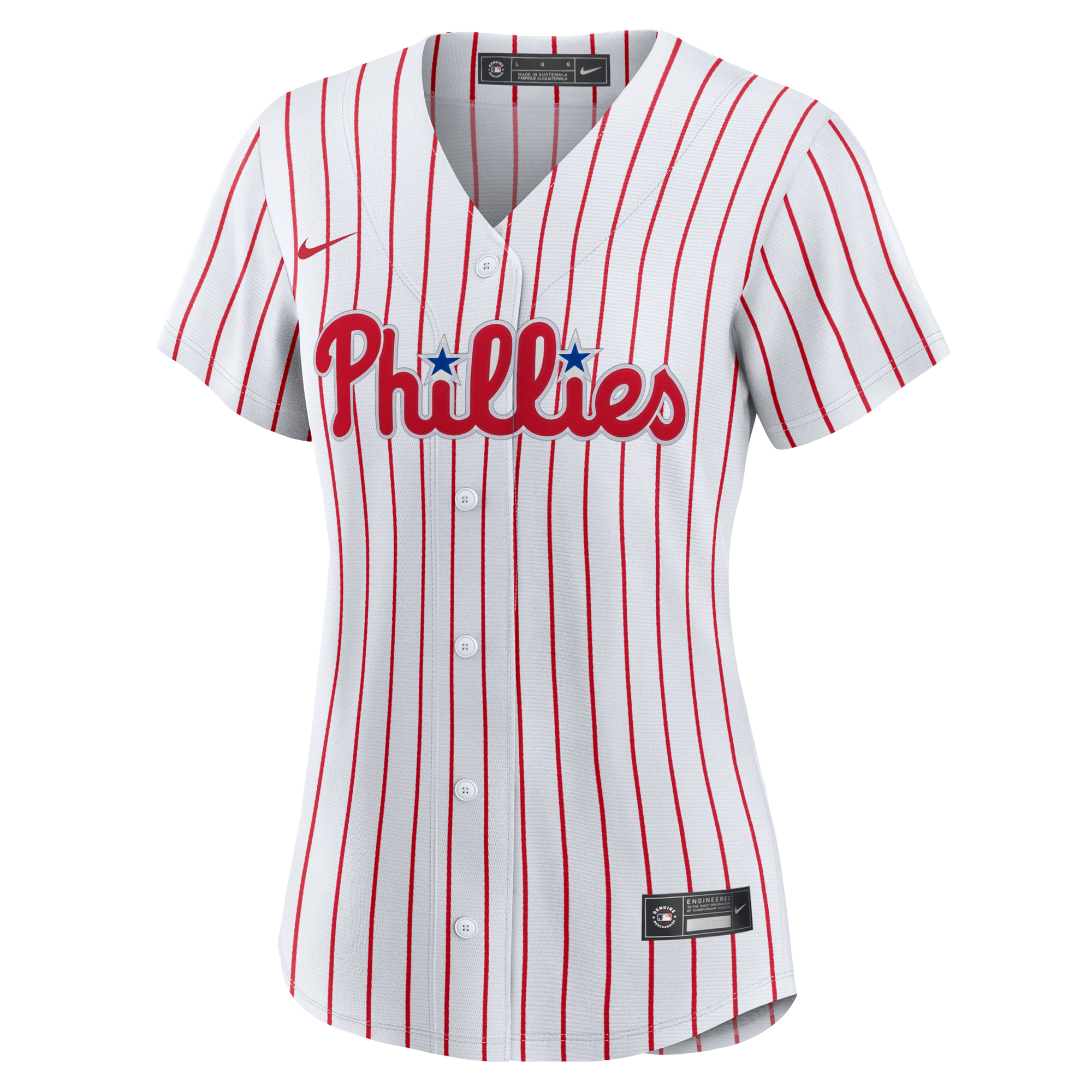 Women's Philadelphia Phillies Nike White #1 Bride Home Replica Jersey