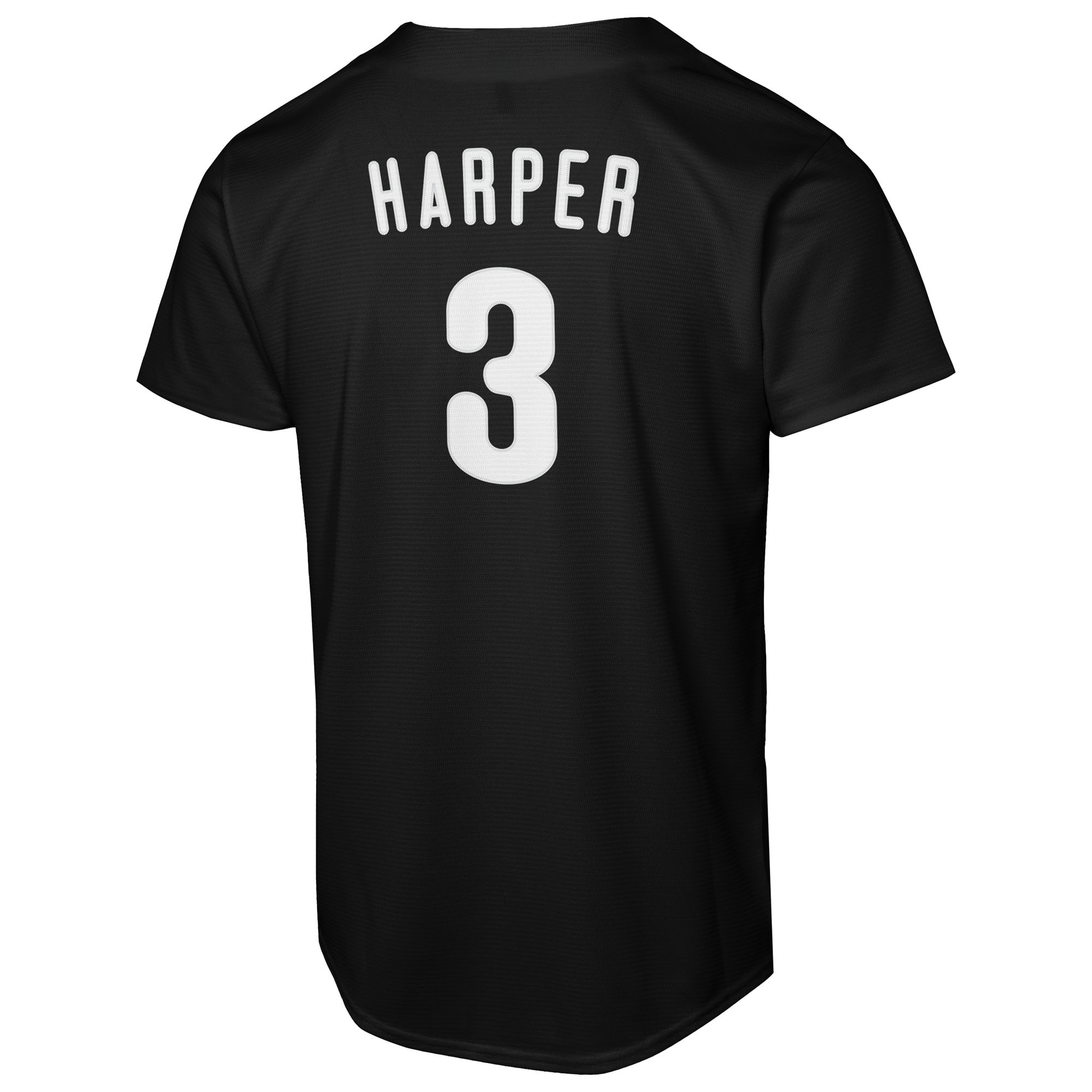 Youth Philadelphia Phillies Bryce Harper Nike Black Replica Fashion Jersey
