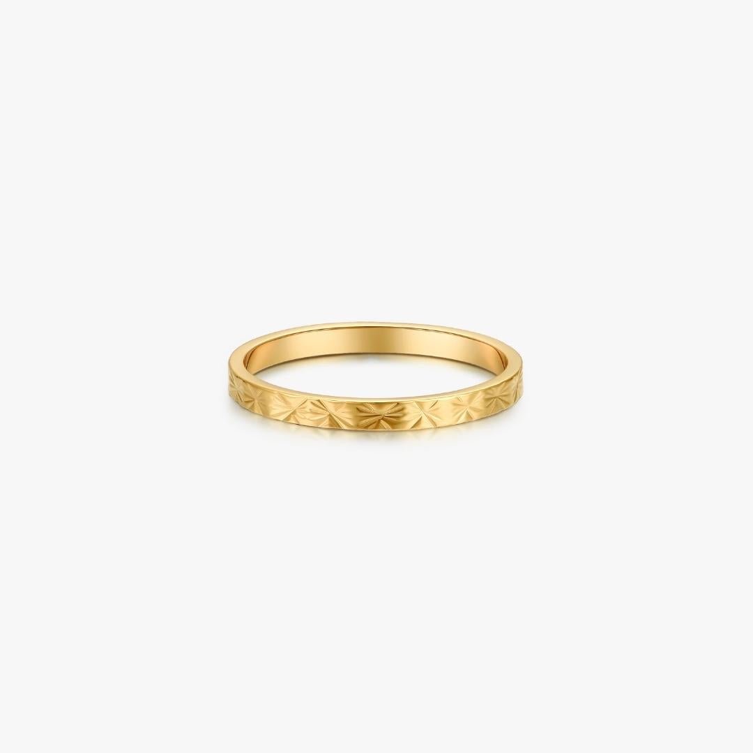 Sunburst Band Ring
