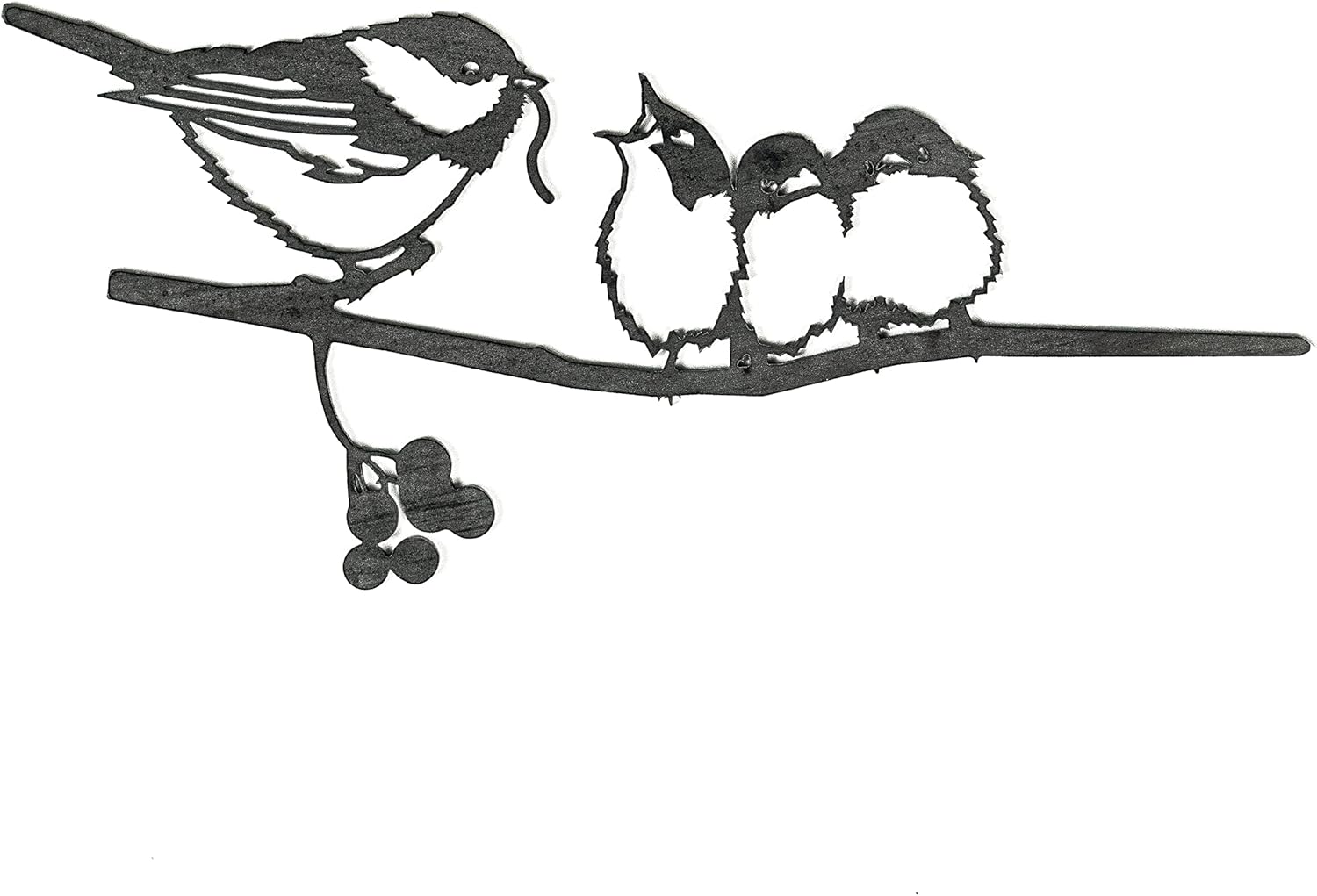 METALBIRD - Bald Eagle - Outdoor Tree Ornaments in Corten Steel - Metal Art Proudly Made in The USA