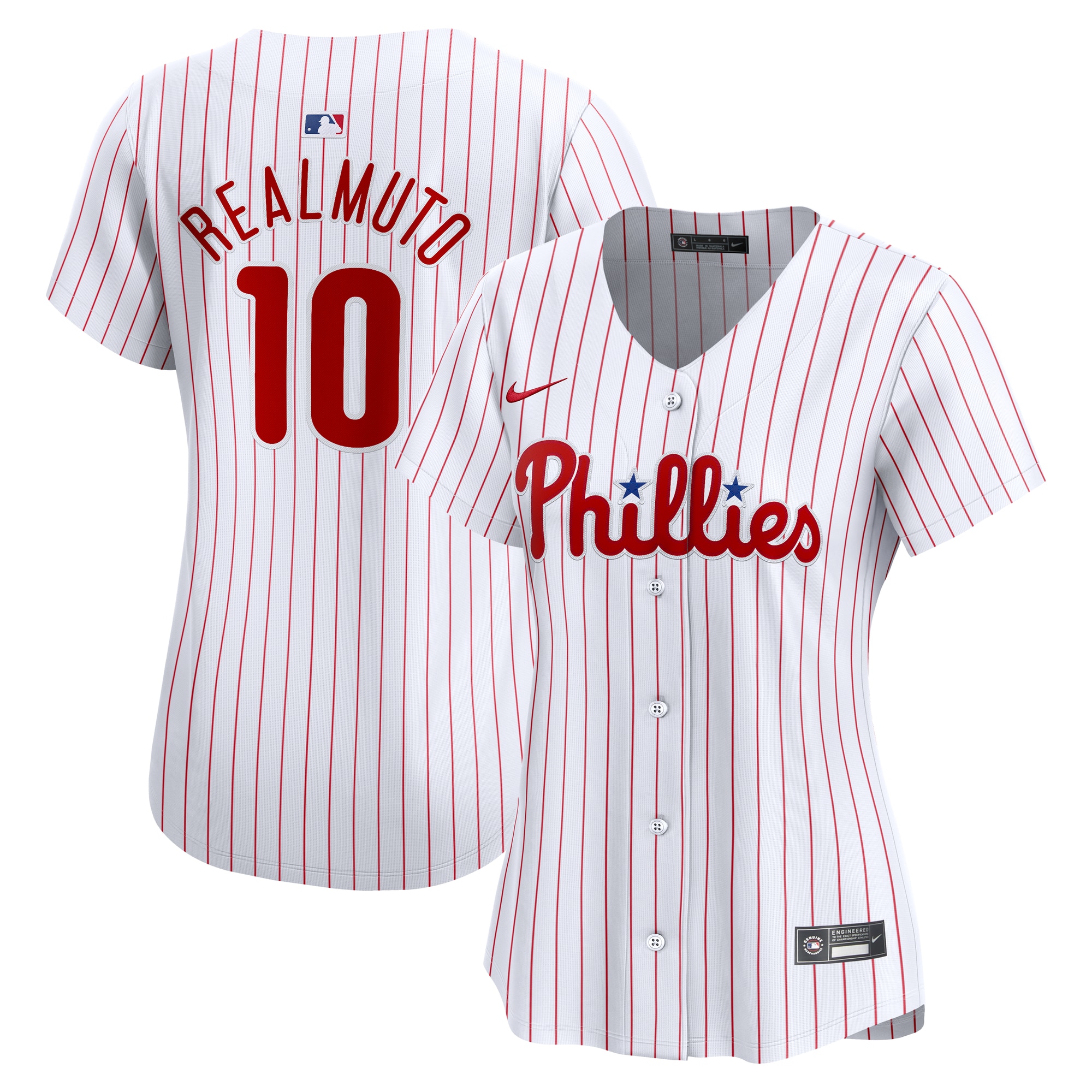 Women's Philadelphia Phillies J.T. Realmuto Nike White Home Limited Player Jersey