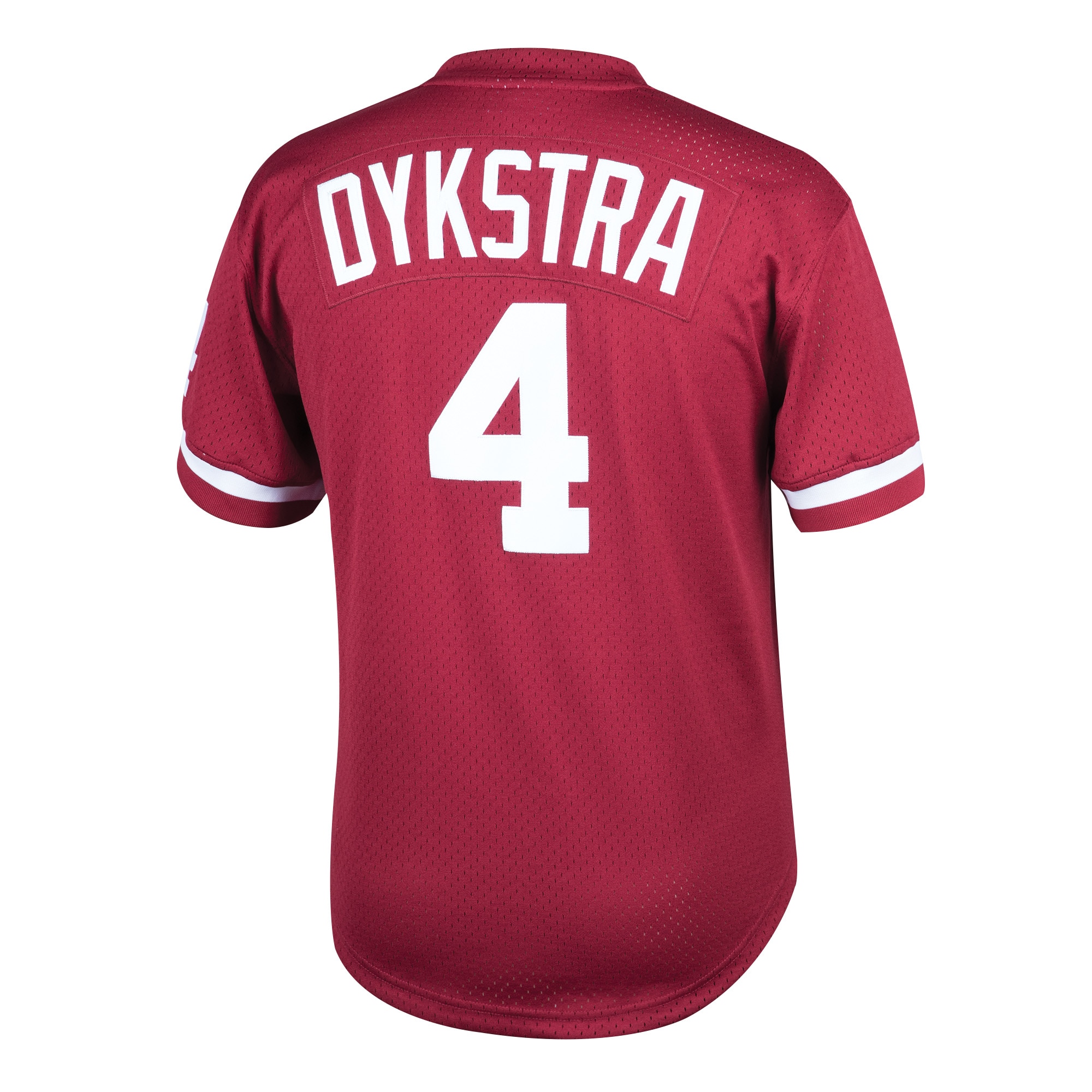 Youth Philadelphia Phillies Lenny Dykstra Mitchell & Ness Burgundy Cooperstown Collection Mesh Batting Practice Jersey