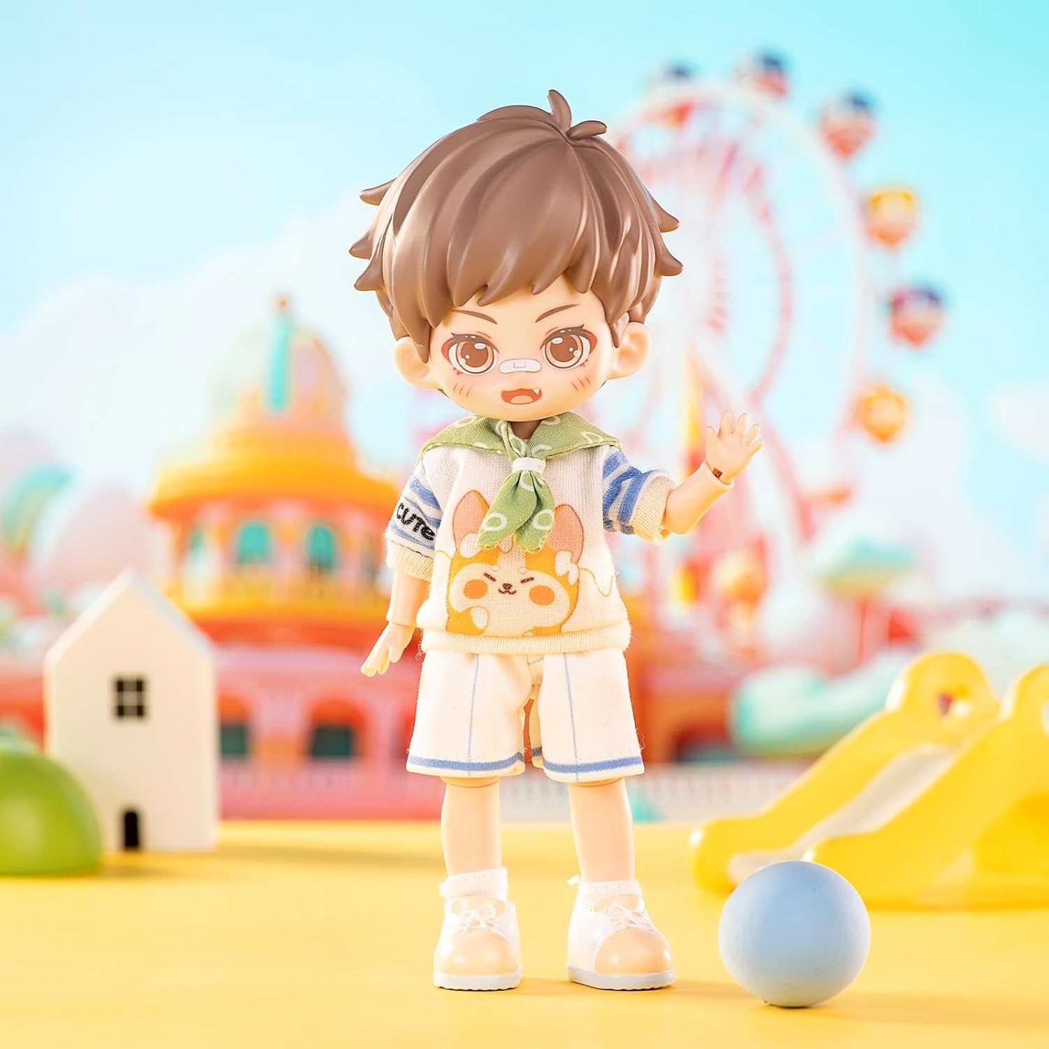 BJD Blind Box,Kawaii PEETSOON Blind Box BJD,PEETSOON Garden Party 1/12 Ball Jointed Collectable Doll Figure Posable Dress Up Doll for Girls Gift Toys