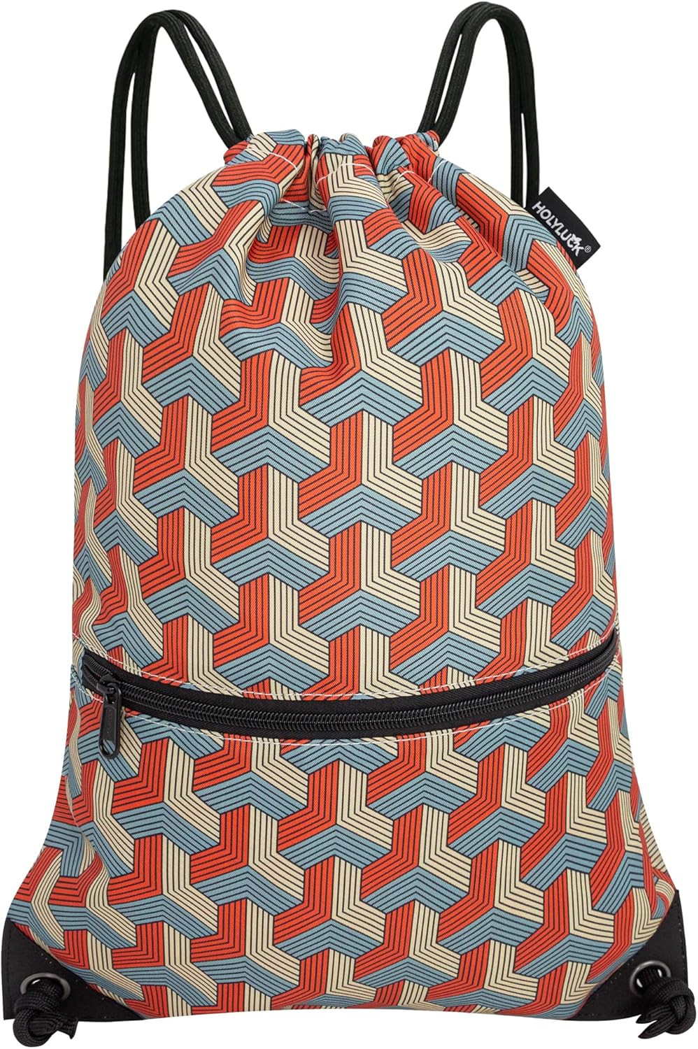 HOLYLUCK Drawstring Backpack Bag Sport Gym Sackpack