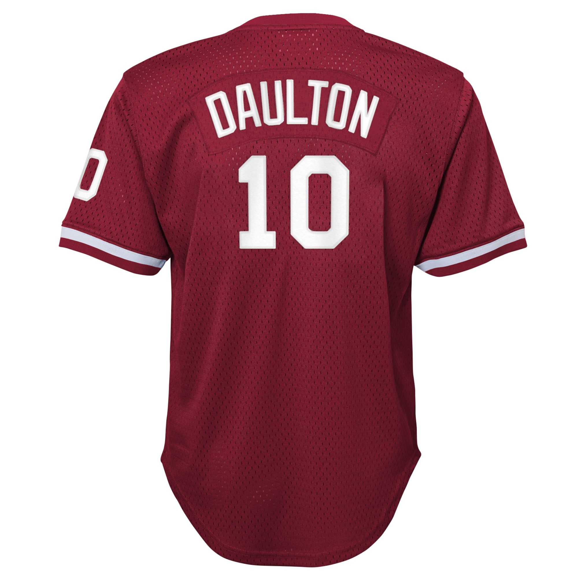 Youth Philadelphia Phillies Darren Daulton Mitchell & Ness Burgundy Cooperstown Collection Mesh Batting Practice Jersey