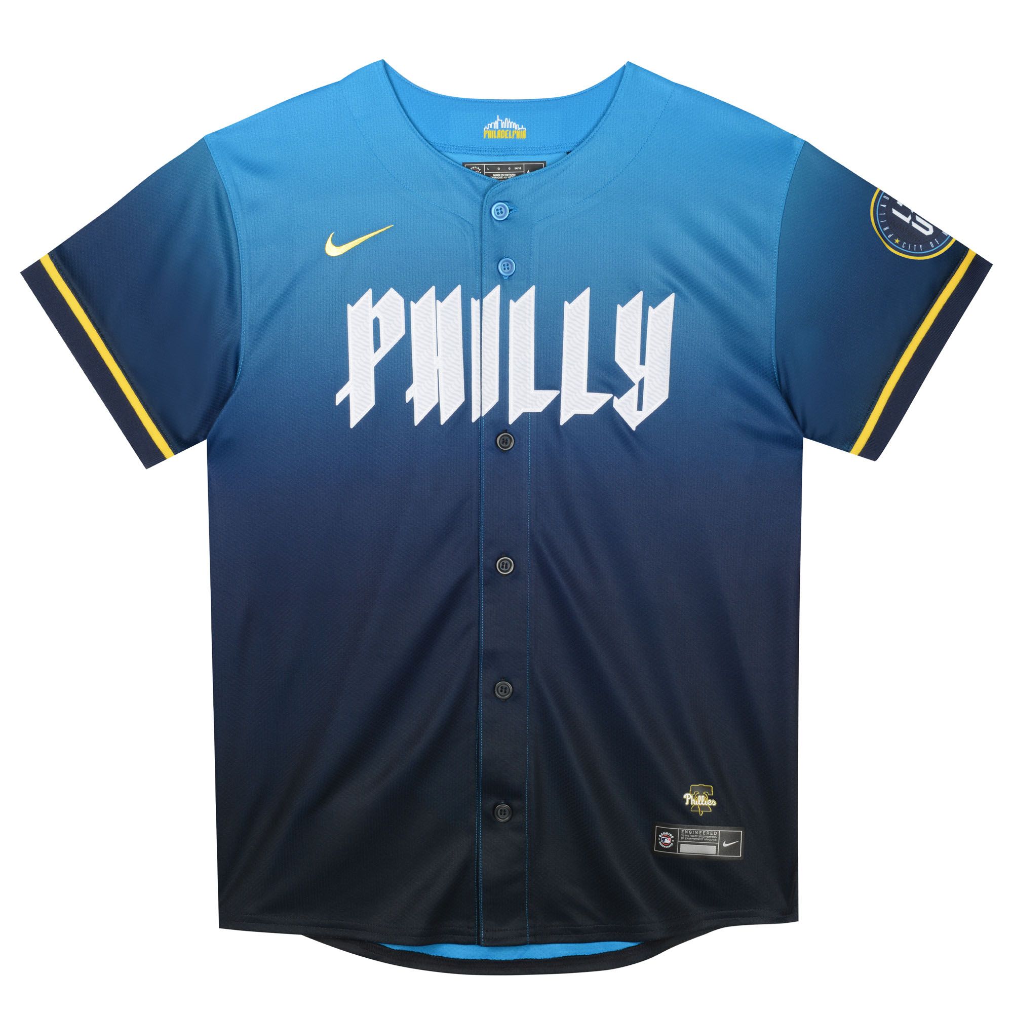 Preschool Philadelphia Phillies  Nike Blue City Connect Jersey