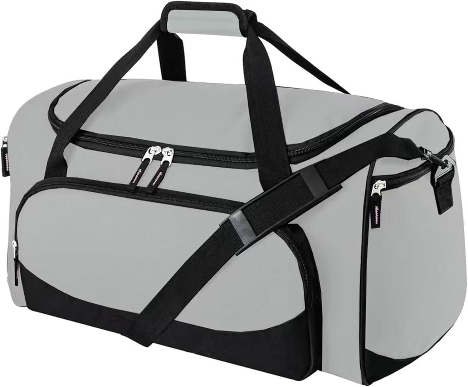 Gym Bag for Men - 55L Black Durable Large Duffle Bag for Travel, Workout, Fitness & Sport