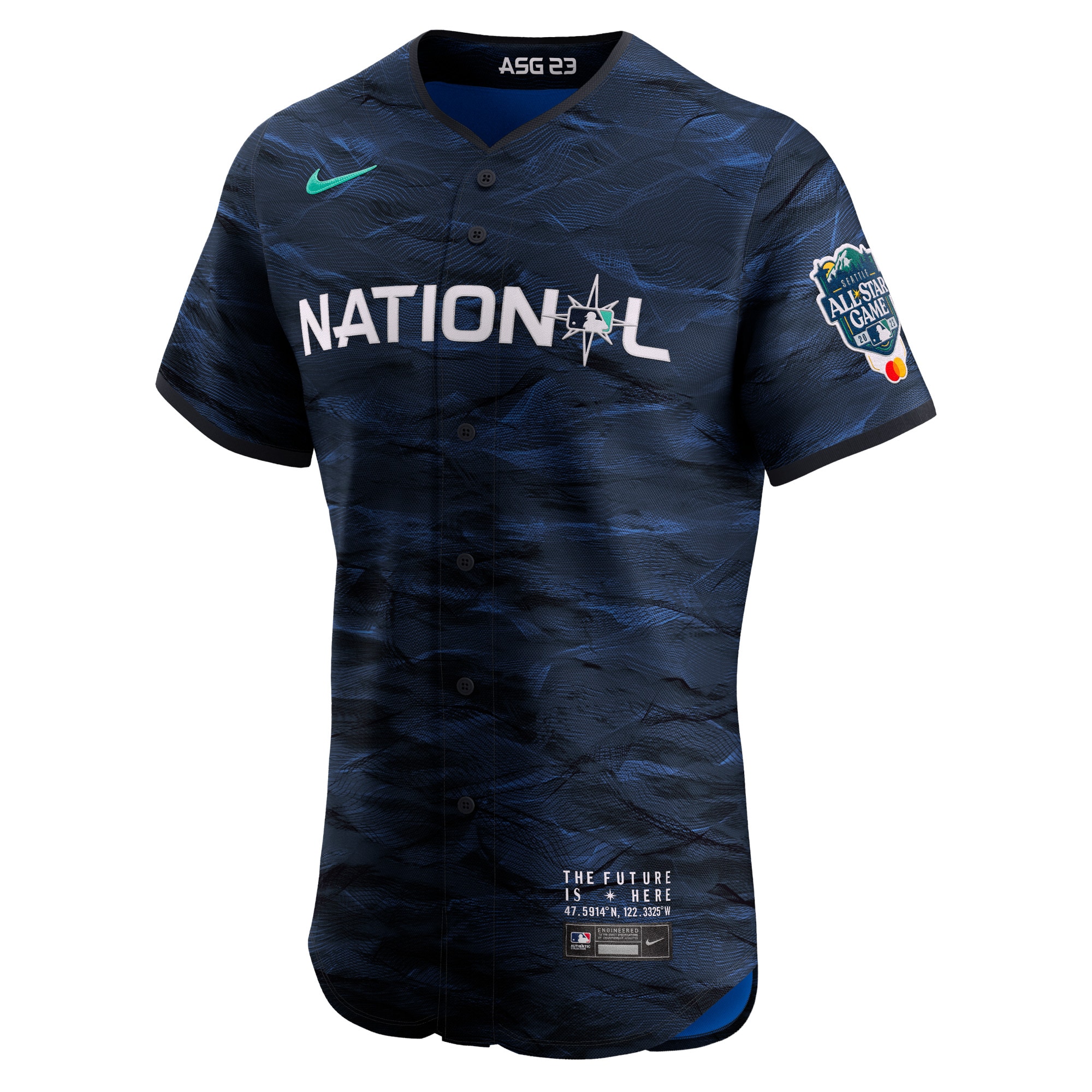 Men's National League Nike Royal 2023 MLB All-Star Game Vapor Premier Elite Jersey