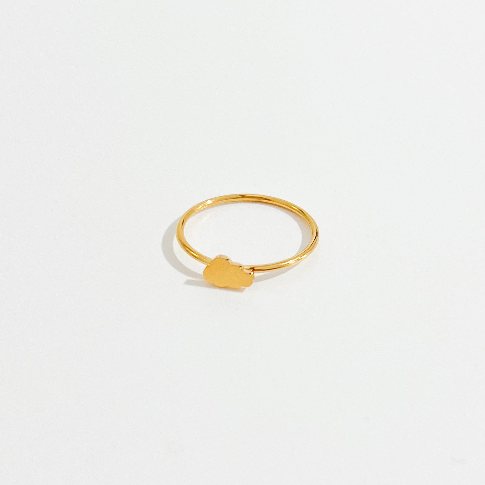 Dainty Cloud Ring in Gold