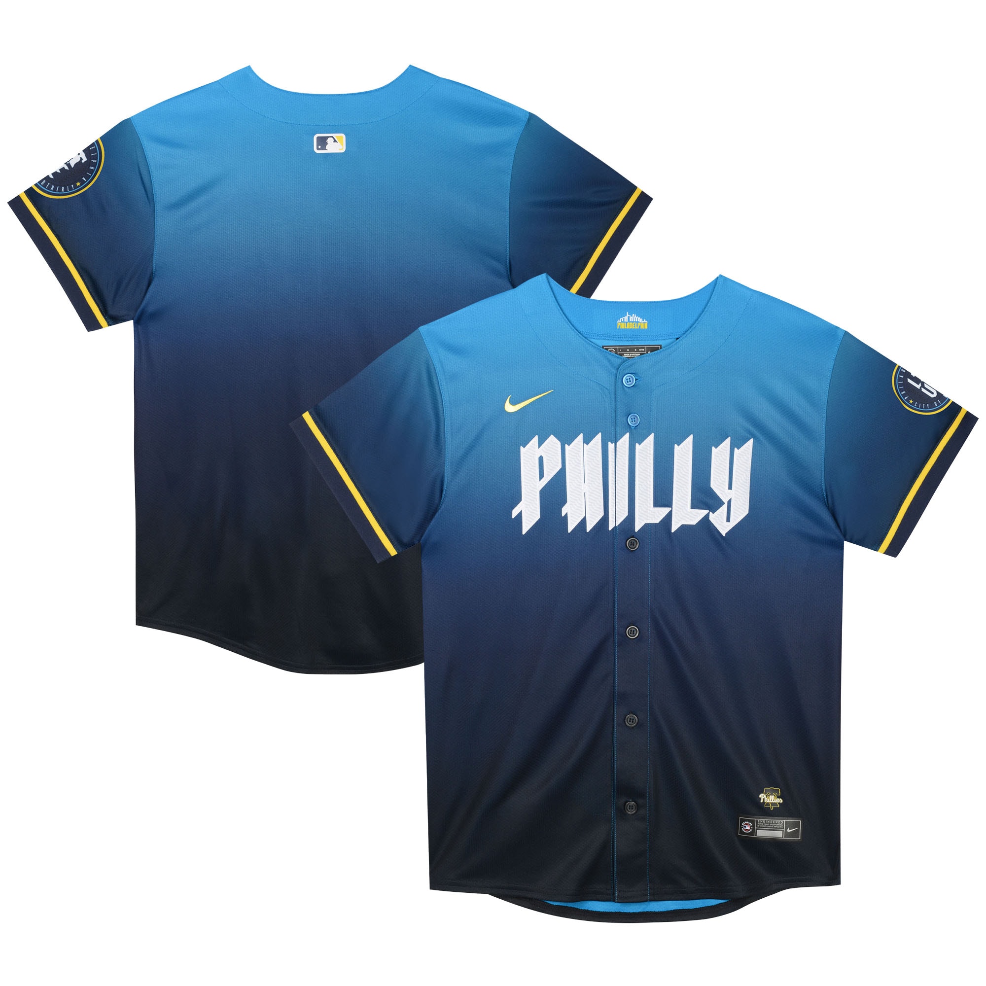 Preschool Philadelphia Phillies  Nike Blue City Connect Jersey